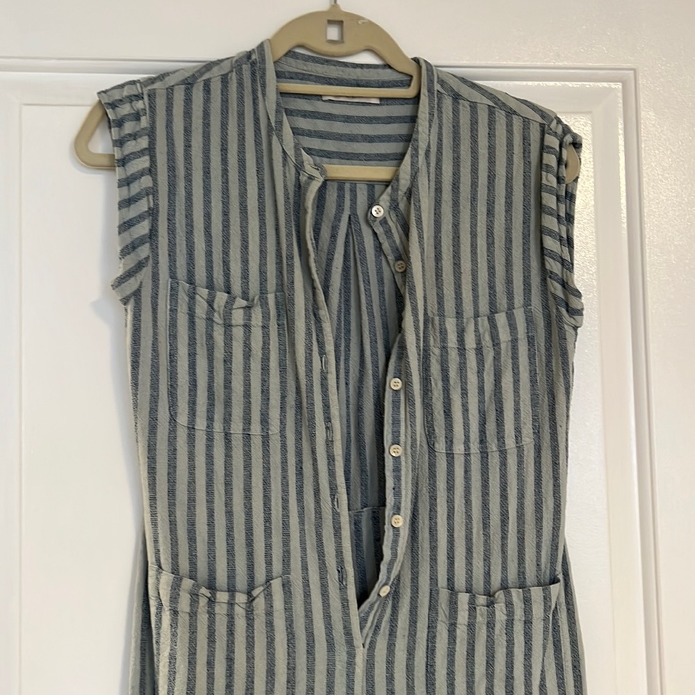 Size S doen striped jumpsuit